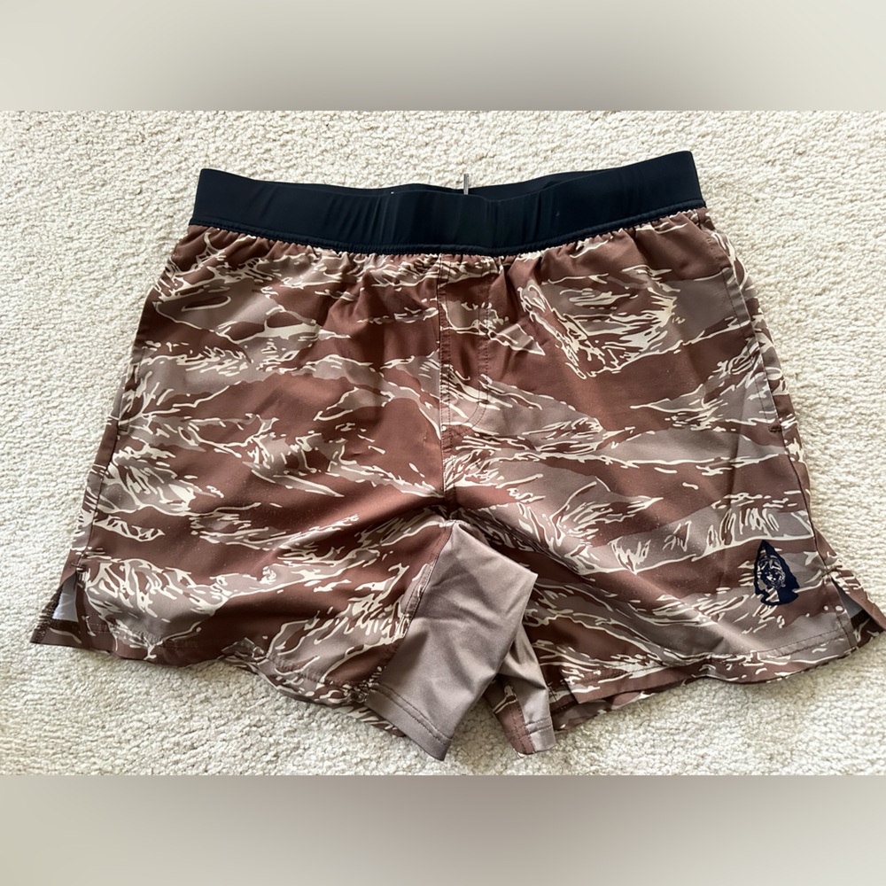 Tachuntfish Men’s Atheltic Shorts - Desert Tiger